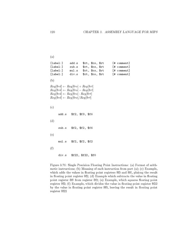 Computer Organization with MIPS - Page 120